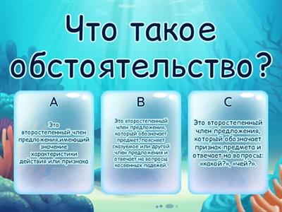  Обстоятельство