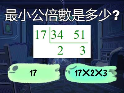 最大公因數與最小公倍數-短除法判讀最小公倍數