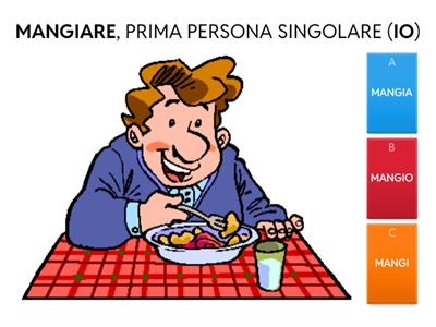 PRESENTE INDICATIVO - VERBI IN -ARE