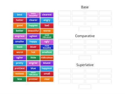 Adjectives-Comparative-Superlative