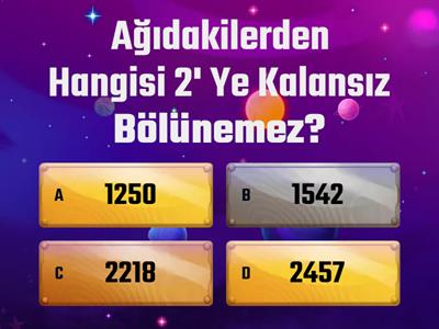 6.sınıf Matematik (Bölünebilme Kuralları) Test 