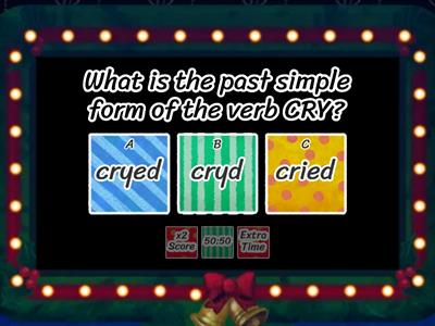 Past simple - regular verbs