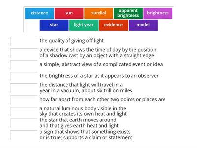 Earth Sun Stars Lessons 3-5