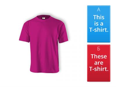 clothes/ this is / these are