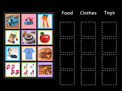Sorting 3 categories