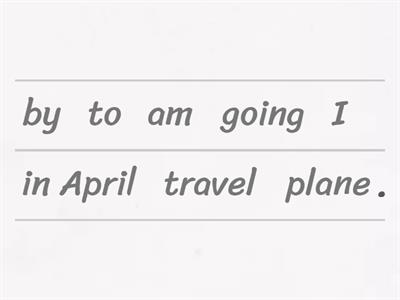 Future "be going to"