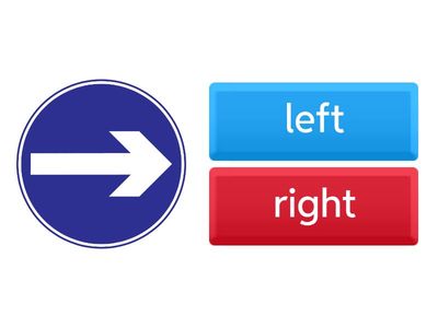 left and right