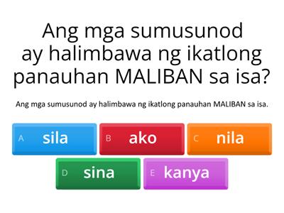 MAIKLING REBYU! PAGHAHANDA SA MAIKLING PAGSUSULIT!