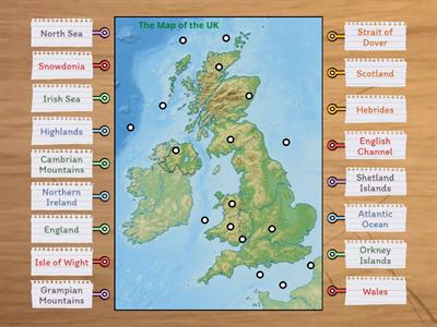 The Map of the UK