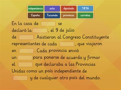  Declaración de la Independencia- 9 de julio 