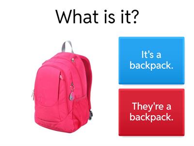 WHAT IS IT? WHAT ARE THEY? 