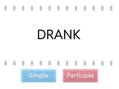 Simple or Participle?