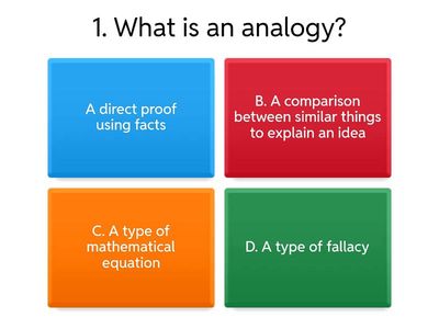 Analogy & Argument from Analogy