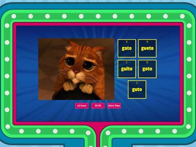 ga, gue, gui, go, gu