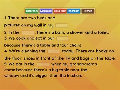 GI A1+ U6. Rooms and furniture