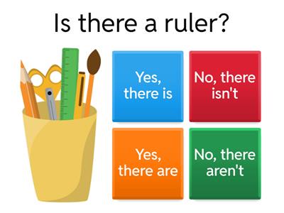 School supplies grammar 2-1