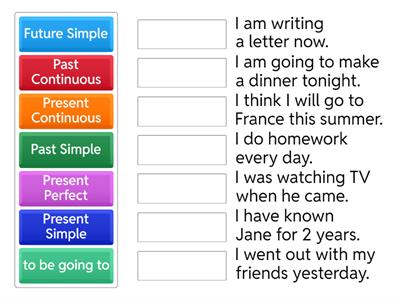 Tenses Кузовлев 5 класс