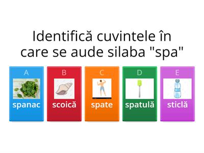 Combinații consonantice "S"