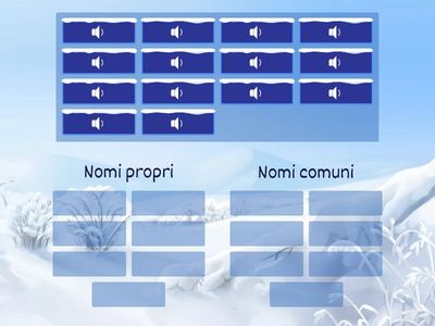 Nomi propri e comuni