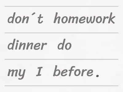 Present simple - negative