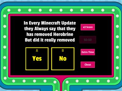 Minecraft Test that see are you smarter than Anyone