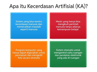 Quiz Modul 3 : Konsep Dasar Kecerdasan Artifisial Fase C