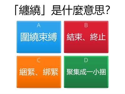 朱子治家格言選-第二關