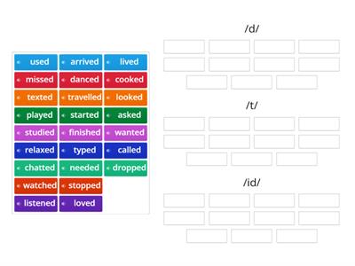 A2: -ed practice 1