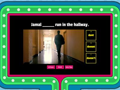 Simple Present Tense (with don't / doesn't)