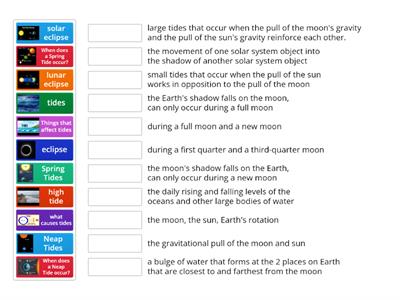 Tides and Eclipses