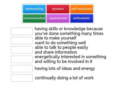 Job interview (warm up)