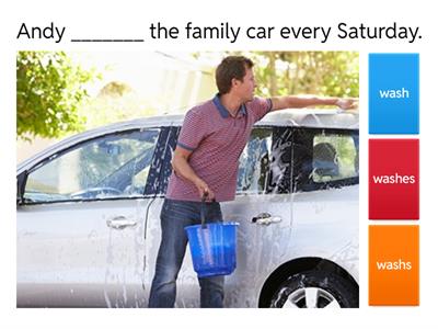 Simple Present Quiz - Affirmative 