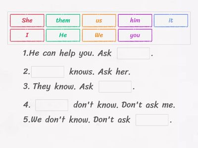  Subject and Object Pronounce