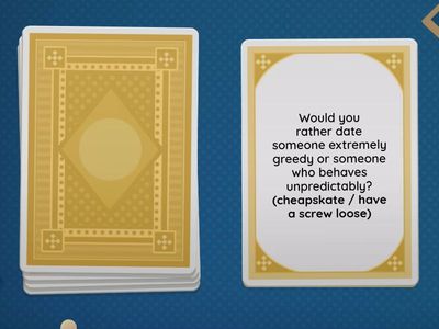 Would you rather...? (personality idioms) (2)