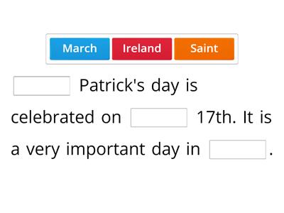 SAINT PATRICK'S DAY