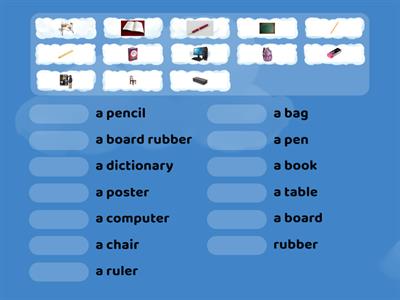 Classroom objects (Starter Unit) Gateway A1+