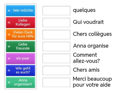 Vocabulaire mail informel