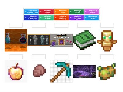 Polysyllable Minecraft items