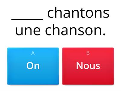 Le pronom ON FLE