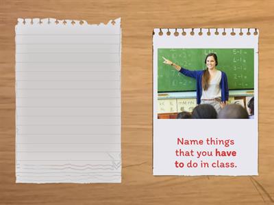 Must/Have to/don't have to