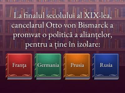 Recapitulare clasa a 7-a: Primul Război Mondial