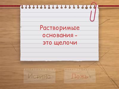 Основные классы неорганических соединений