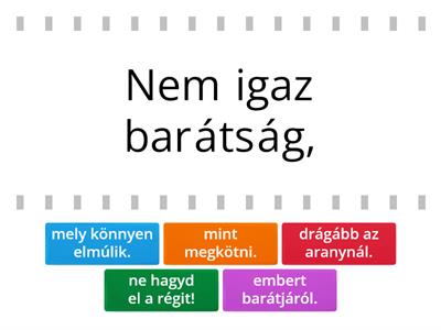 Keresd a közmondások befejezését! - A csodálatos radírgumi