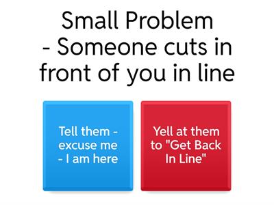 Solving Big/Small Problems