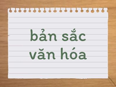 CULTURAL DUONG VOCAB