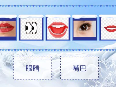 常用字『眼睛』和『嘴巴』
