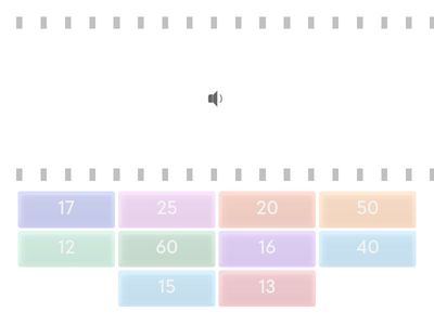 Find the match numbers 10-100