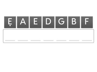 YORÙBÁ ALPHABETS
