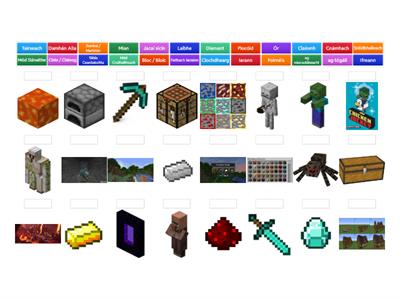 Minecraft as Gaeilge