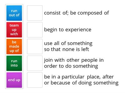 Unit 2 Rugby PHRASAL VERBS